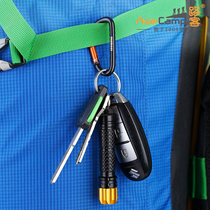 munkees backpack buckle outdoor carabiner lock buckle 8 word buckle water cup hanging buckle small key buckle safety buckle