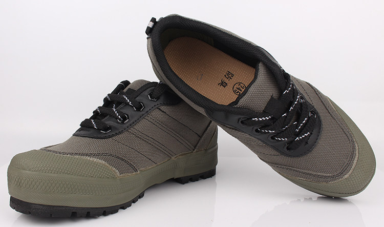 Boots militaires pour homme en toile - Ref 1397279 Image 44