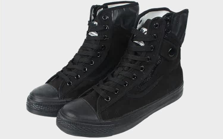 Boots militaires en toile - Ref 1396934 Image 34