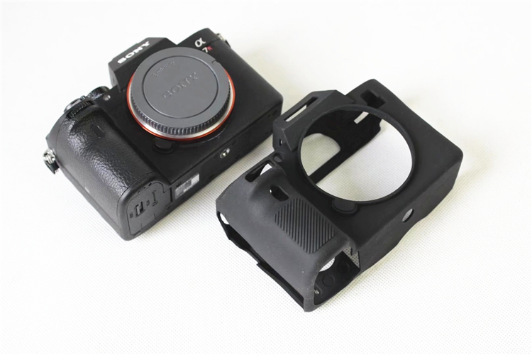 Sony A73 A7RM3 A7R3 III A73 A7M3 A7III vi camera silicone tay bao da bảo vệ - Phụ kiện máy ảnh kỹ thuật số túi fujifilm