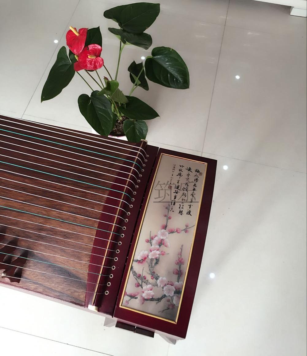 Direct Marketing Red Wood National Color Flower Fragrance Plum Blossom guzheng standard professional playing Guzheng 10 Class 163 Type of special price second kill