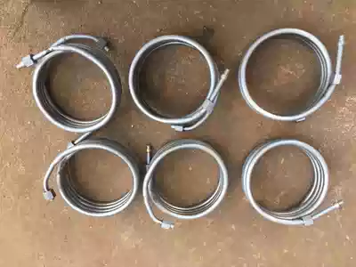 XD-020 rotary vane vacuum pump fittings annular cooling tubing