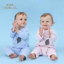 vivlul Only Louis Infant Spring Summer Pure Cotton Jumpsuit Cute Home Clothing Clothes 0-2 Years