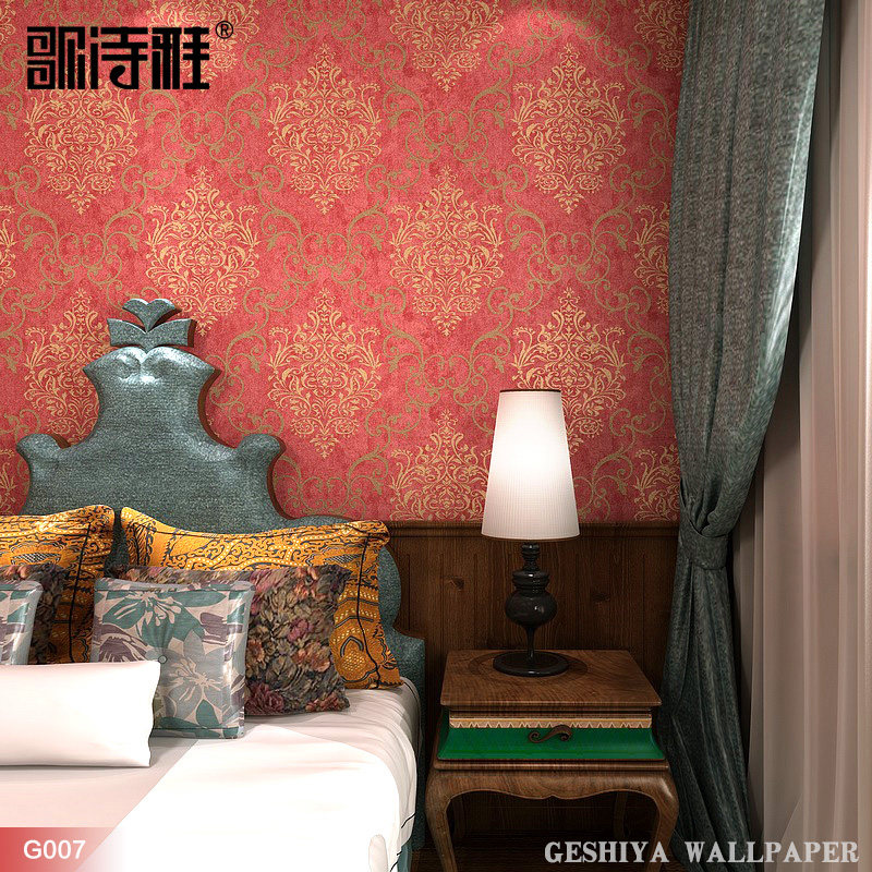 ��ʫ��ŷʽ����ʿ���ɫǽֽG0007