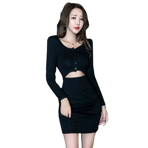 Весенний сексуальный корсет, лонгслив, платье, популярно в интернете, с акцентом на бедрах