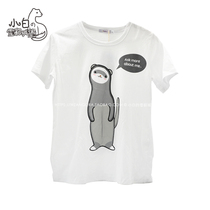 * Ferret-themed trendy T-shirt * Short-sleeved round-neck loose clothes for men and women in Angoru owners