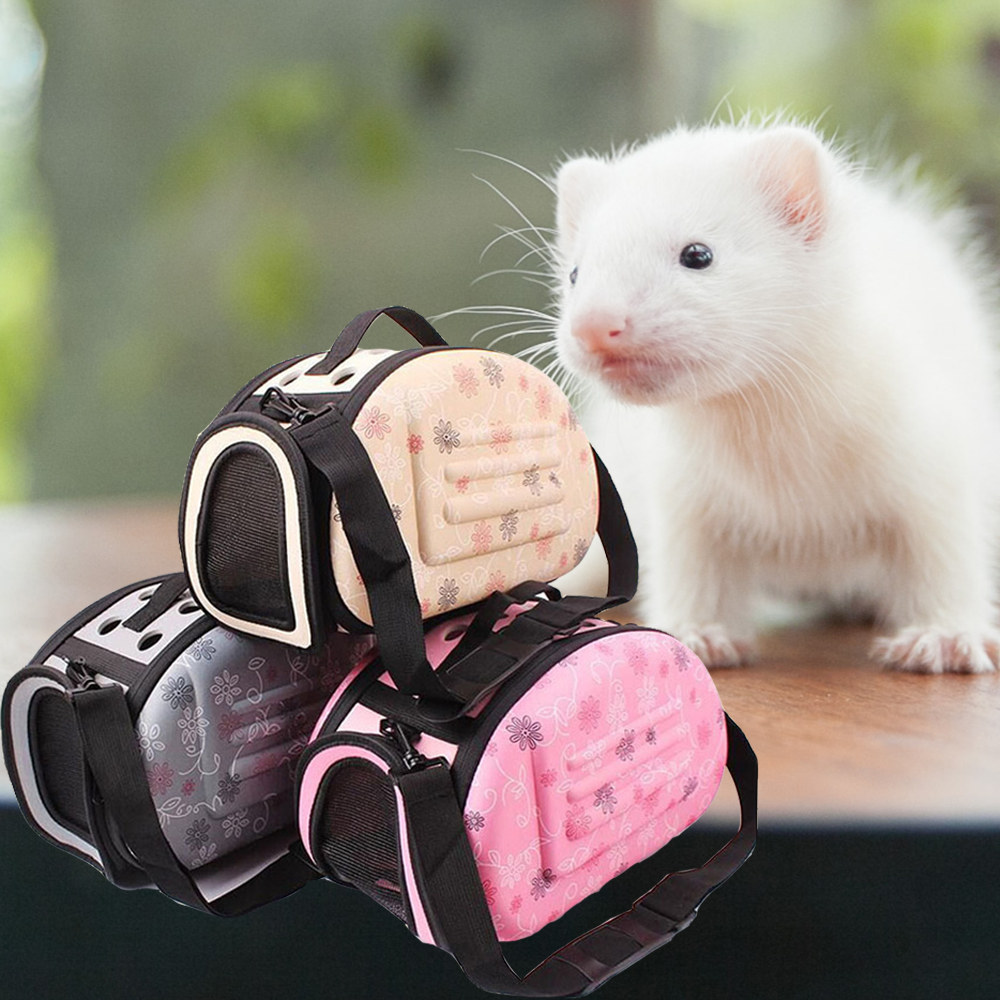 *Small number can be folded outside with bag * Ferret Pet Mink Dragon Cat Pine Cat Squirrel Little Honey Portable Travel Bag