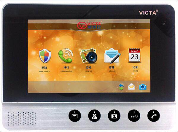 Weview on the internet-type building talkback indoor color visual extension