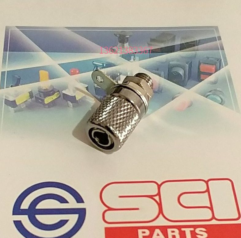 Taiwan SCI original fit 4MM jack banana socket copper wiring terminal metal R1-5 silver color grounding column
