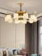 The Great Wall New Chinese Style Chandelier Living Room Lighting Chinese Style Zen Room Lighting Super Bright Modern Restaurant Tea Room