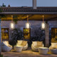 High-End Outdoor Chandelier Waterproof New Chinese Style All-Copper Courtyard Outdoor Villa Entrance Lantern Eaves Gate Eaves Lamp