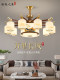 New Chinese-Style Chandelier Living Room Lamp Fan Lamp All-Copper Solid Wood Villa Duplex Hall Main Lamp Dining Room Fan Lamp 2026