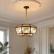 Song Dynasty Aesthetic Chandelier Living Room Lamp Retro French Mid-Century Style Dining Room Bedroom Chandelier Chinese Style 2025 New Lamps