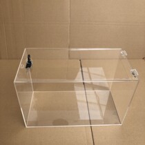  Transparent acrylic food box Dried fruit display rack dust cover with lock supermarket storage box medicinal box processing