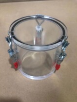 Acrylic plate organic glass tube transparent display container box cylindrical column experimental instrument customization machining