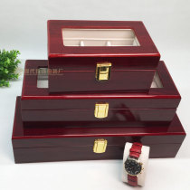 Paint watch storage box Wooden bracelet finishing collection box Watch jewelry display box Large capacity watch box Special offer