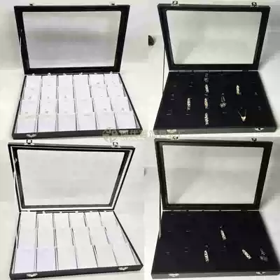 Jewelry storage box large jewelry box wooden pendant box set jewelry box jewelry storage display finishing box