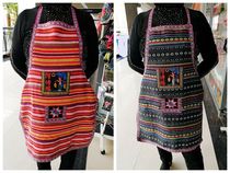 Yunnan ethnic style embroidered apron embroidered cotton and linen Restaurant Personality work clothes apron waiter waist