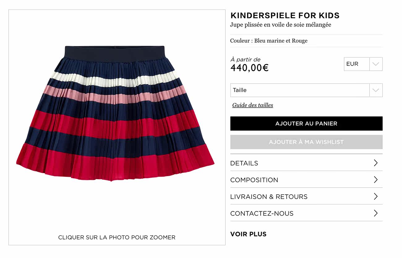 Jupe enfant KINDERSPIELE - Ref 2053032 Image 20