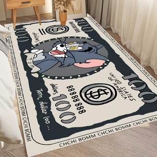 Children's bedside bedroom cartoon imitation cashmere cute carpet
