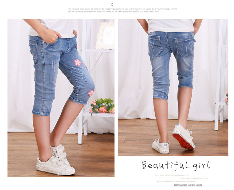 Pantalon fille en toile - Ref 2061415 Image 30