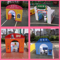 Manufacturer Direct Sale Childrens District Point Game Uk Kindergarten Hospital Doll Home Tent Toy House