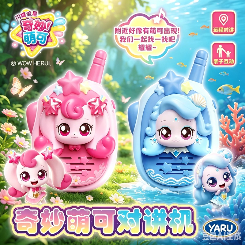Wonderful and Cute Toy Series Children's Walkie-Talkie Interactive Toy Gift for Little Girls to Talk and Communicate with Each Other, Heart-Shaped Silver Light Wonderful and Cute Toy Series Children's Walkie-Talkie Interactive Toy Gift for Little Girls to Talk and Communicate with Each Other, Heart-Shaped Silver Light
