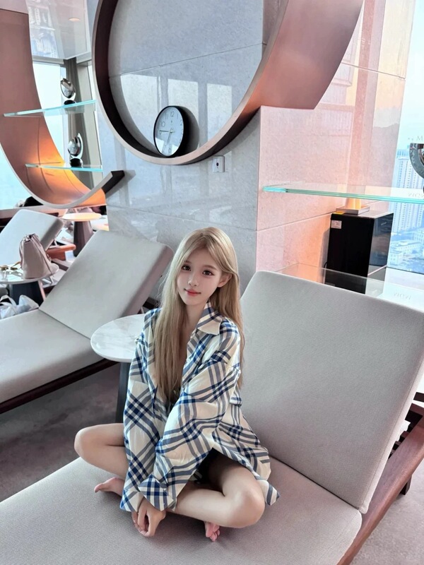 26Ss Popular Item! Contrast Color Plaid Shirt for Women, Sun-Protective Loose Casual Long-Sleeve Shirt Jacket, Super Flattering