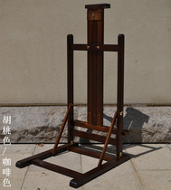 Promotional back shrinkable portable folding triangle telescopic sketching advertising KT board display oil painting frame solid wood