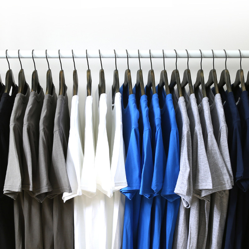 Summer Han Edition Short sleeve T-shirt Men pure color loose collar leisure student couple half-sleeve T-shirt