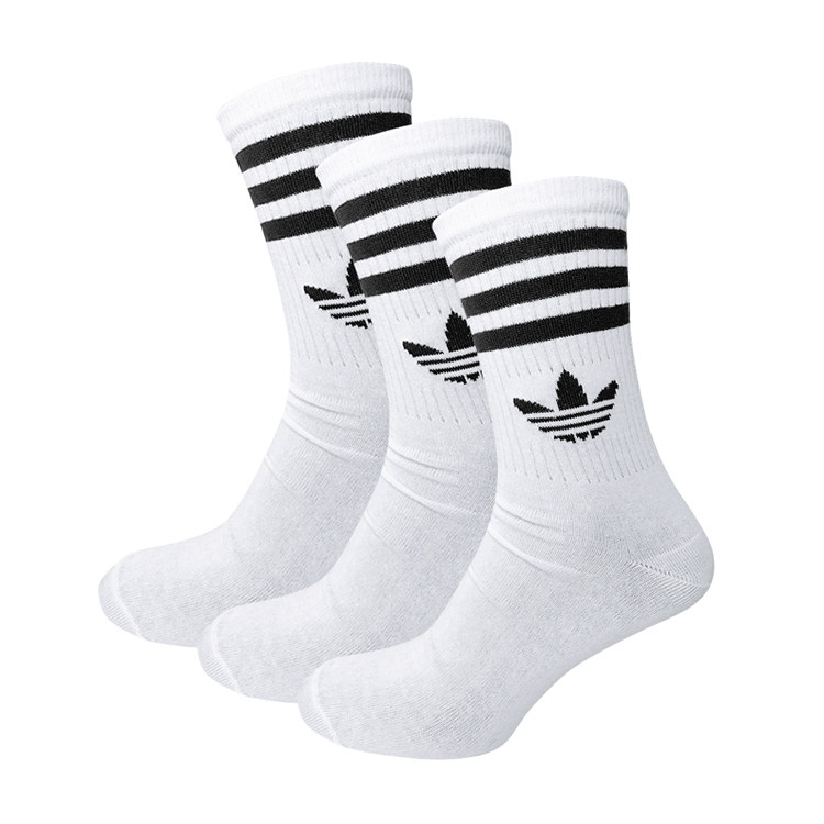 Buy adidas Originals white 3 Pack Trefoil Adicolor Casual Unisex Ankle  Socks for Men in MENA, Worldwide