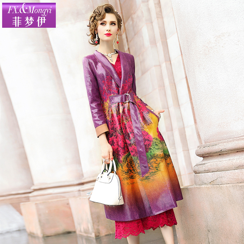 Trench pour femme FX  MONGYI en Polyester - Ref 3226316 Image 4