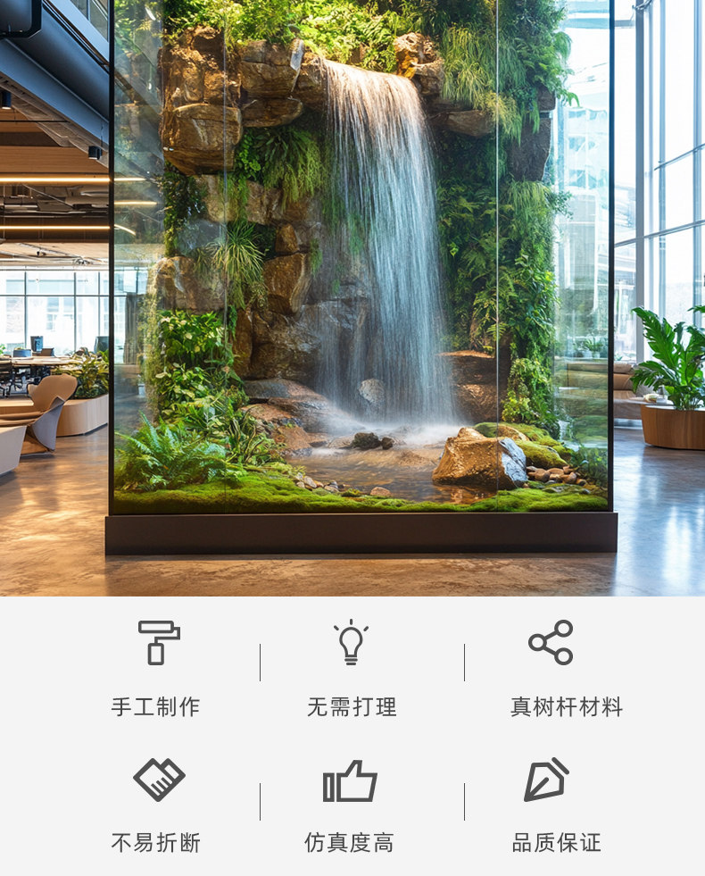 Transform Your Space: Grand Lobby Rockery Waterfall Display - Product image 8