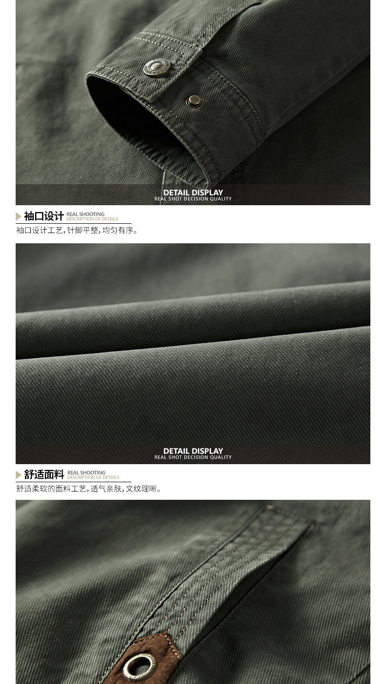 Blouson homme NIANJEEP    manches longues en Coton - Ref 3116119 Image 18