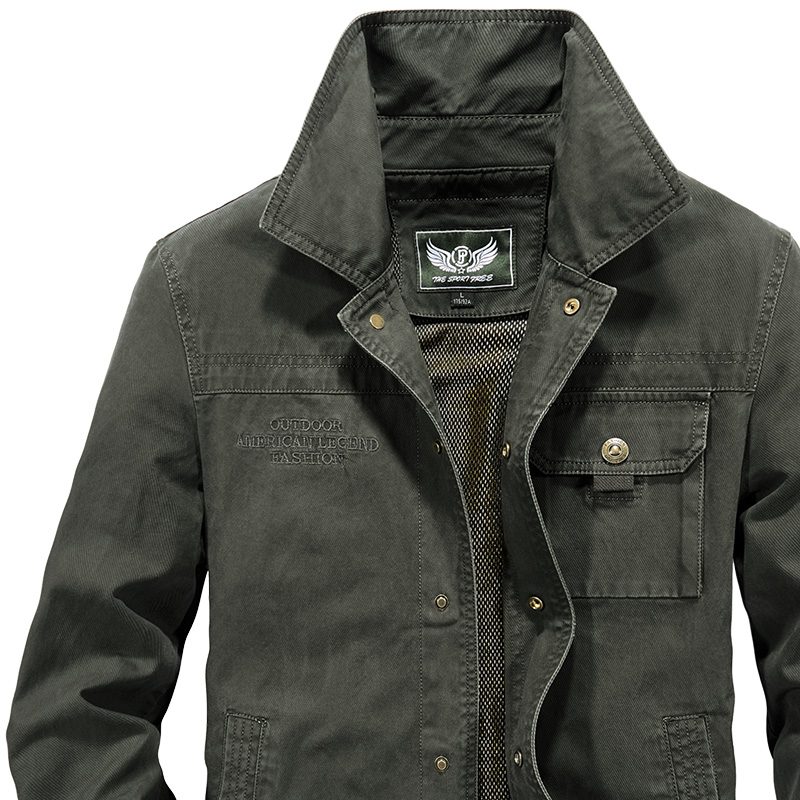 Blouson homme NIANJEEP    manches longues en Coton - Ref 3116119 Image 3