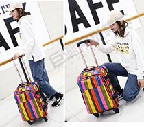 Can pull back trolley bag waterproof duffel bag backpack large capacity travel bag universal wheel Walker