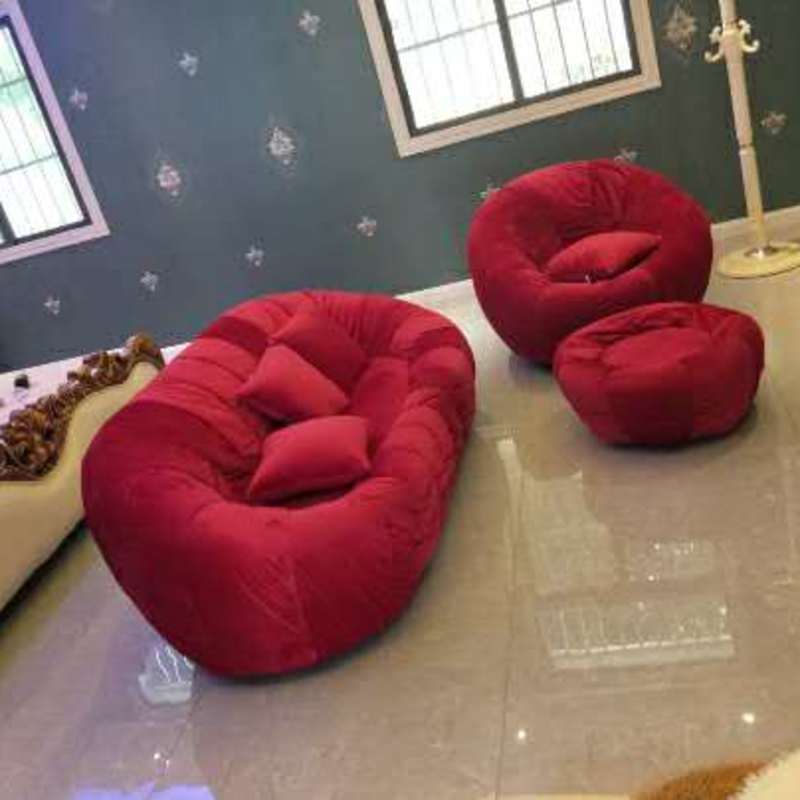 Ký hợp đồng thời trang vải giải trí bí ngô beanbag ba 3-bit rửa được căn hộ nhỏ phòng khách phòng ngủ - Ghế sô pha ghế sofa đẹp hiện đại