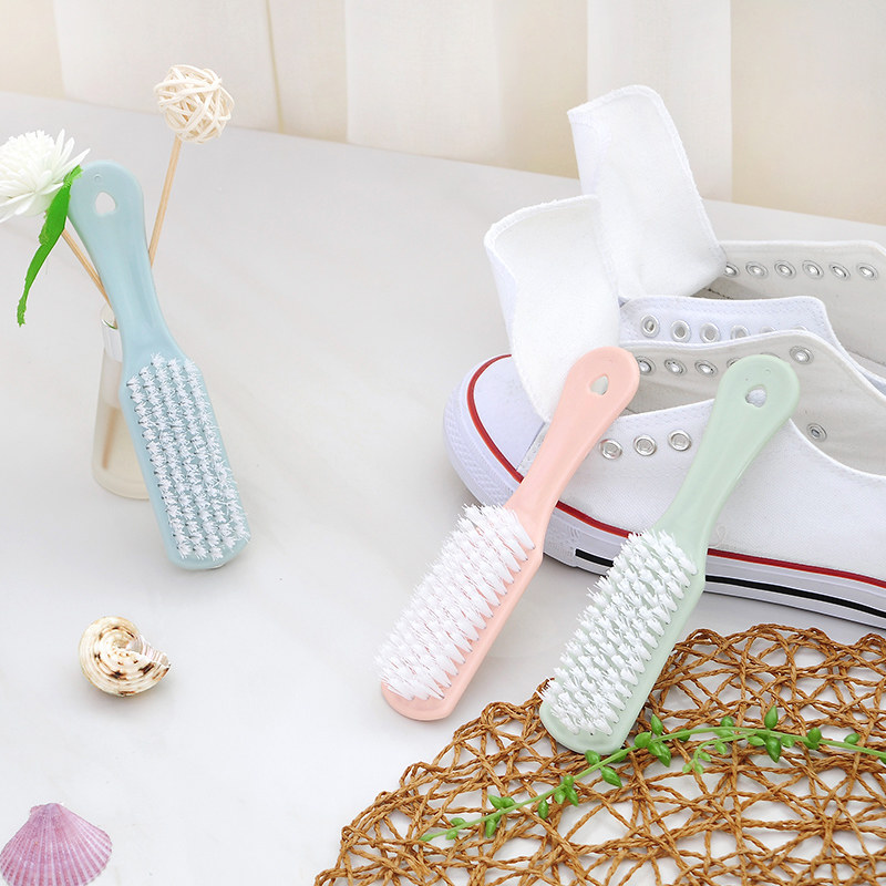 Long handle bristle plastic shoe brush Household cleaning Multi-function strong cleaning soft brush Laundry shoe cleaning special brush
