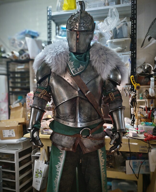 【Fengyan】Dark Souls 3 Black Knight Cosplay Armor Clothing Detachable