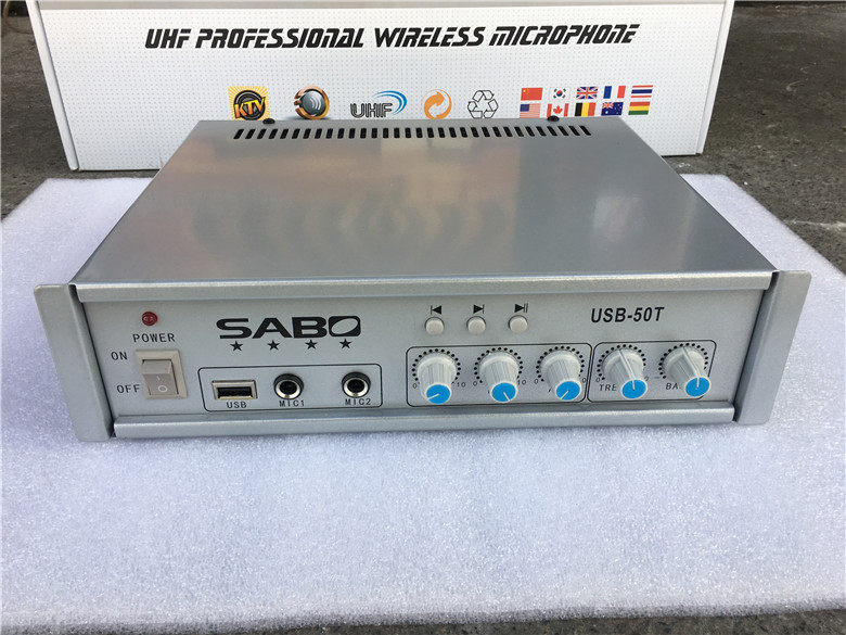 SABO gentry usb50t fixed pressure power amplifier suction top loudspeaker power amplifier background music power amplifier broadcasting power amplifier