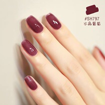 SweetColor Ice Grape Black Gallon Purple Nail Oil tasteless and lasting fast dry and roast autumn and winter