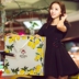 Chất liệu cotton cao cấp hữu cơ cotton mùa thu đông cho bé bộ hộp quà tặng quần áo sơ sinh cho bé sơ sinh gói quà tặng set hộp quà tặng quần áo sơ sinh Bộ quà tặng em bé