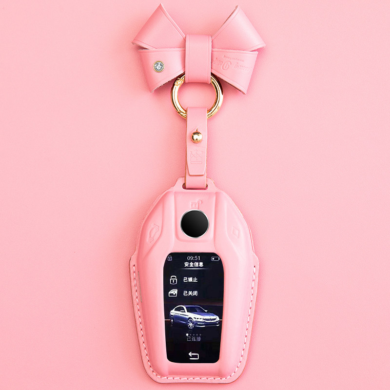 Dedicated BMW LCD key set touch screen 7 series 730Li740 new X5 530Le car 6 series GT630i shell buckle bag