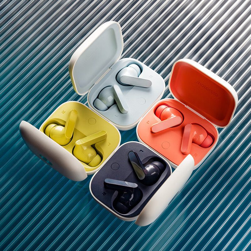 Moto/Motorola Lenovo Wireless Buds In-Ear Active Noise Cancelling Bluetooth Headphones Ai Sports Compact