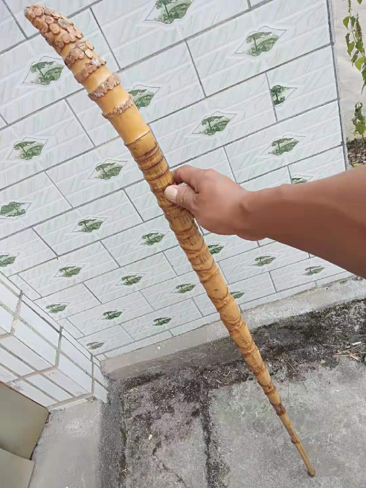 Boutique Natural Environmental Palace Rod Bamboo Cane Outdoor Sports Climbing Rod Film and Television Show