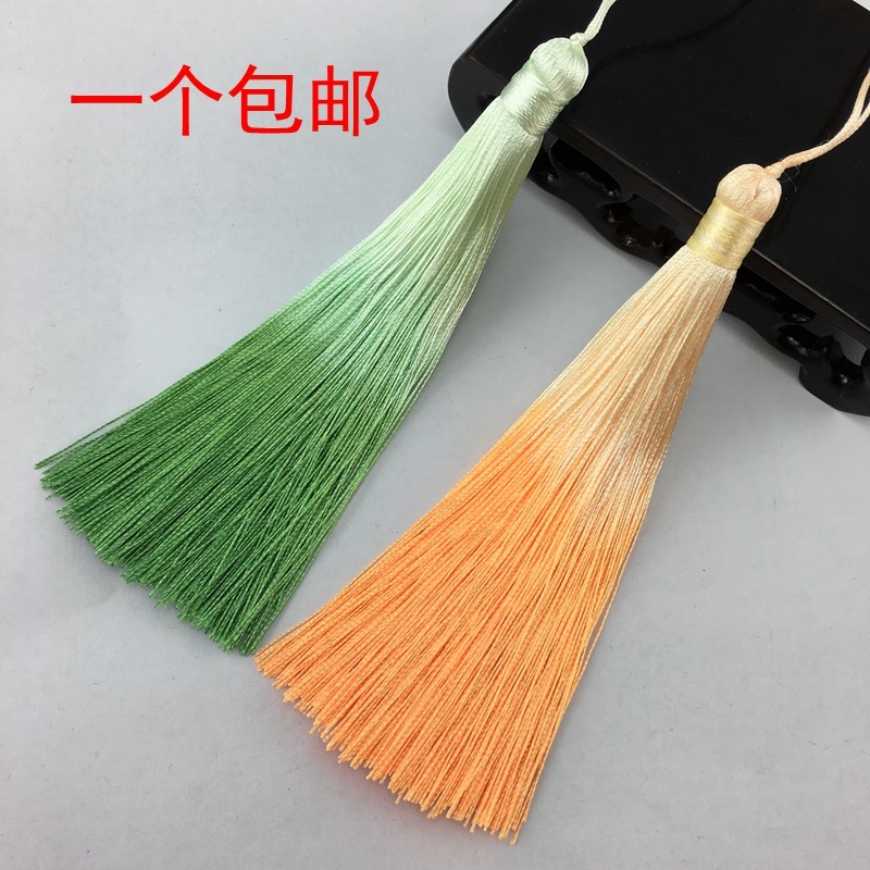Gradient flow Su Suizi handmade DIY jewelry accessories cos Suizi ancient style headdress accessories Fan pendant Hanfu tassel