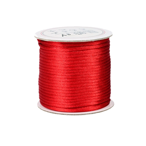 Оберег на день рождения, браслет из красной нити, плетеное ожерелье ручной работы, 7 размер, DIY