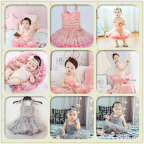 tutu dress girl dress with dress Sharapong fluffy dress child cake skirt princess princess dresses birthday gown