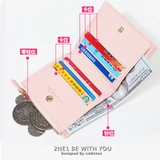 Кошелек, сумка через плечо, короткий японский мультяшный бумажник