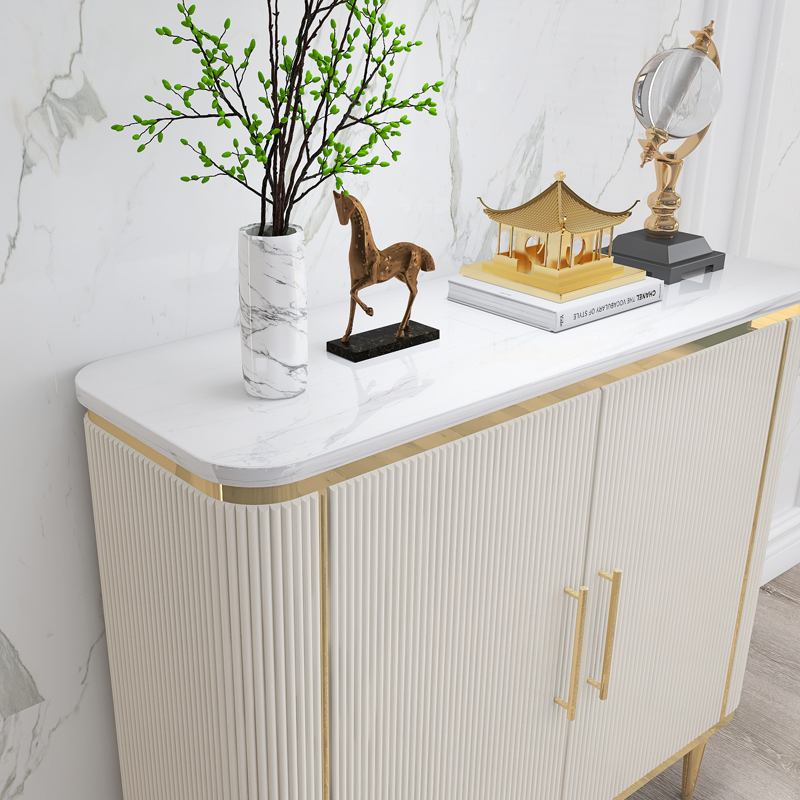 American light and luxurious marble Xuanguan cabinet entrance hall Partition Shoe Cabinet Decoration Containing Cabinet Modern Minima Dining Cabinet